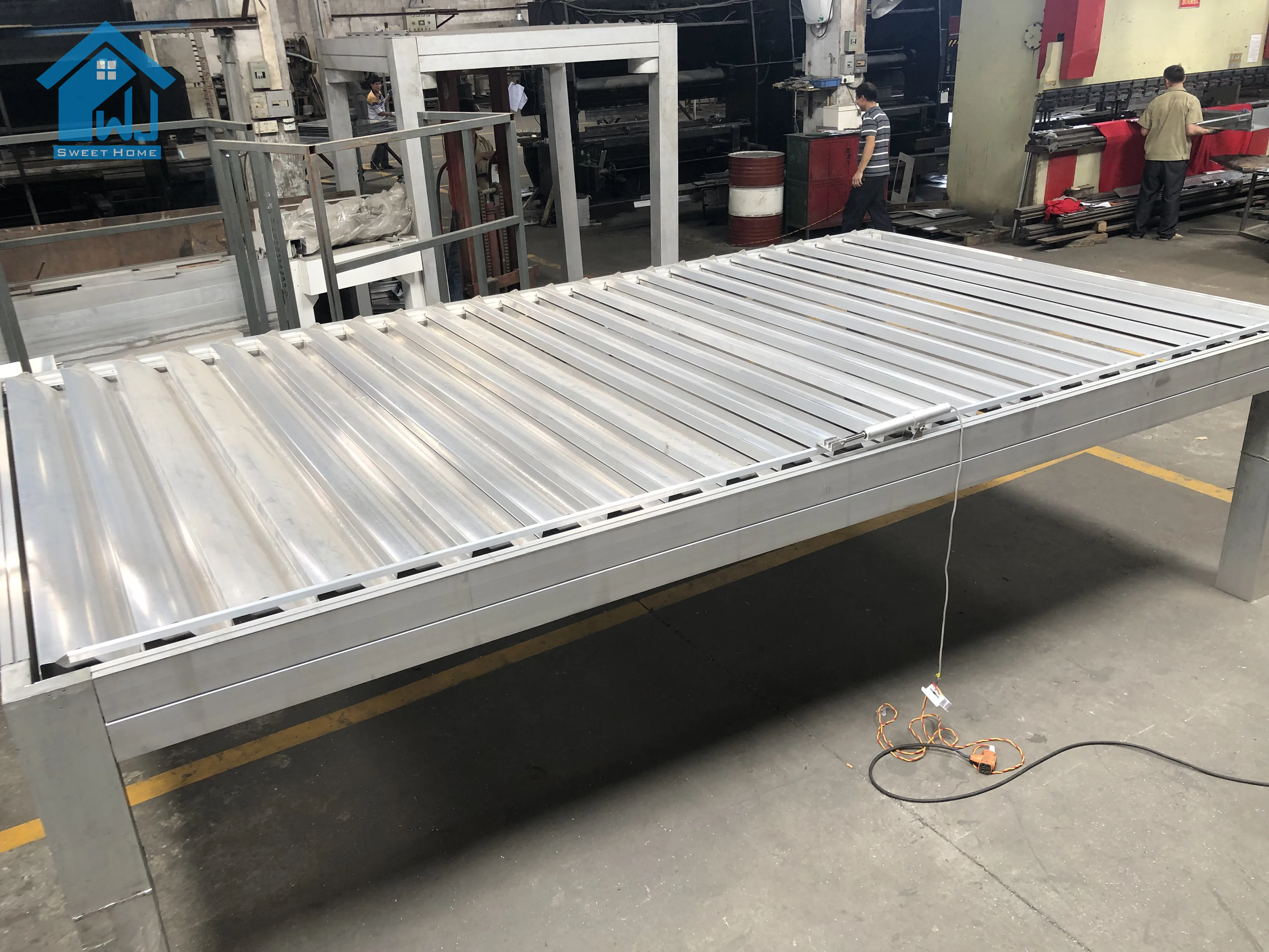 louvered roof pergola kits pergola roof system hot dipped galvanized column metal base bracket
