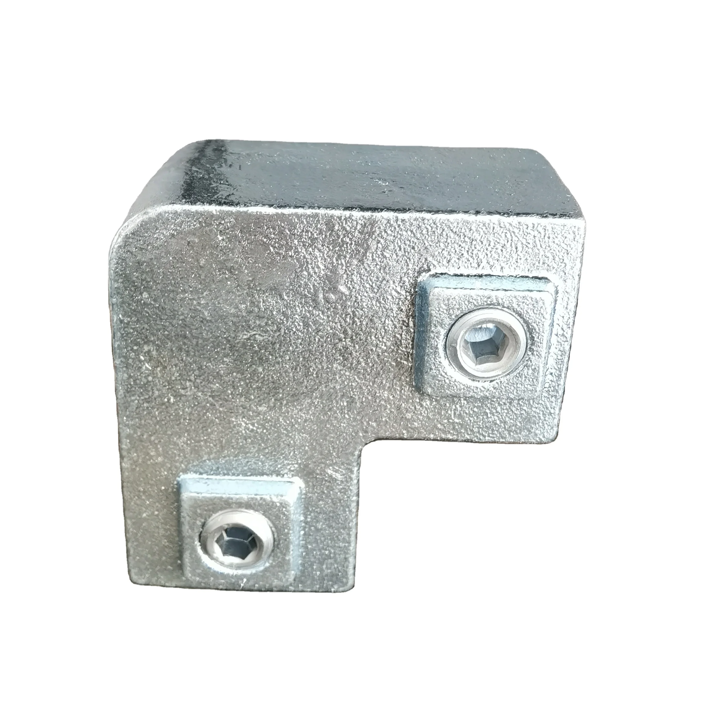 Square Tube Frame cast iron Elbow for key clamp fencing