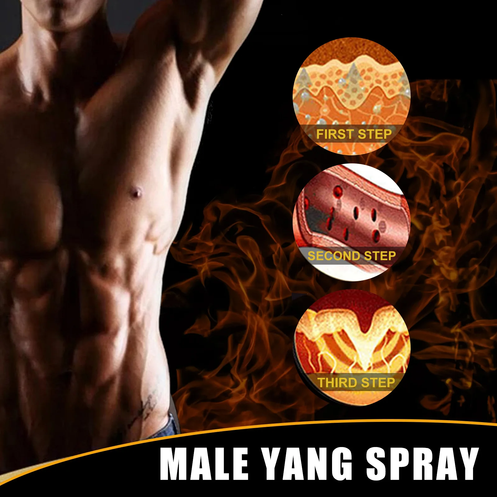 Private label improvement Male Sex Spray Keep Long Time Sex Spray For Men
