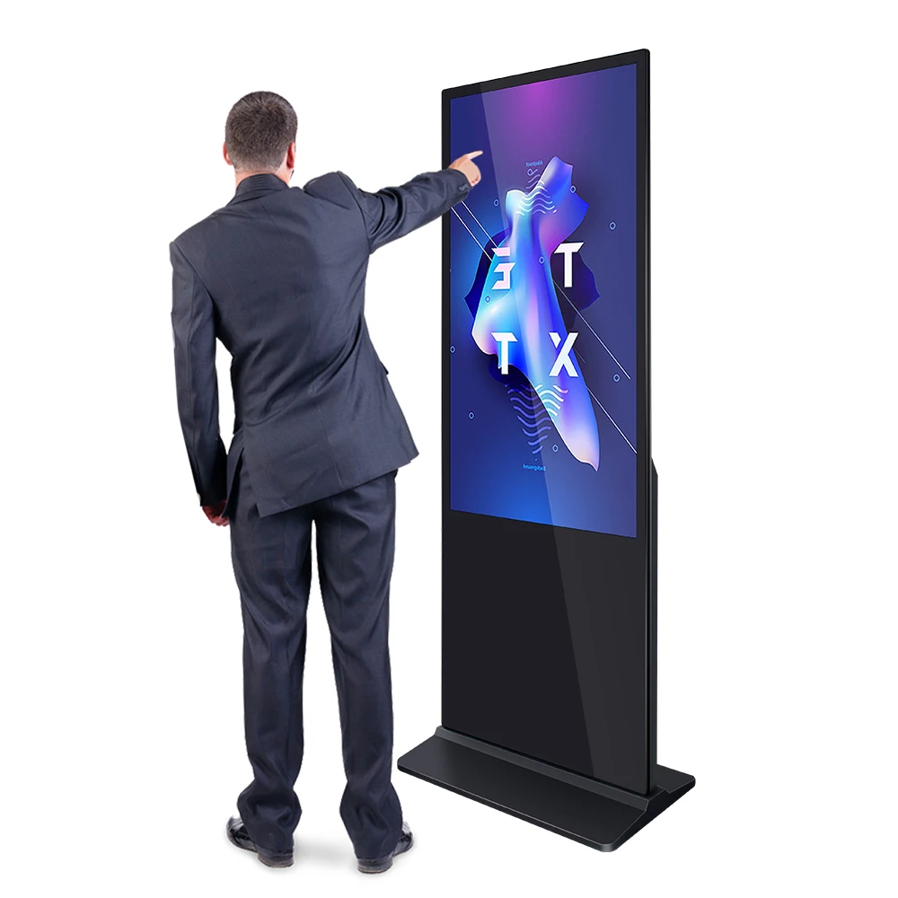 55 inch indoor standing LCD advisement player Cost-effective Vertical indoor advertising LCD machine