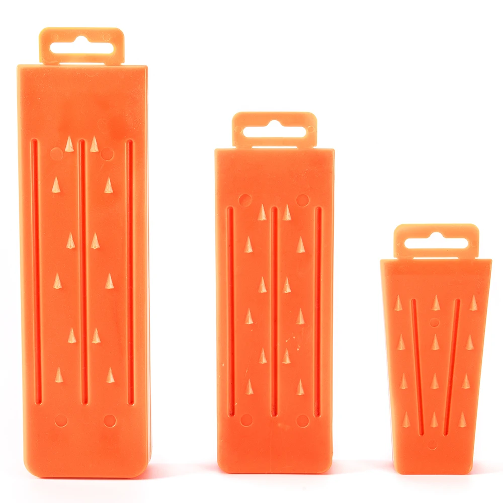 Plastic spiked tree wedges chainsaw loggers with spikes for tree cutting falling bucking tree felling wedges