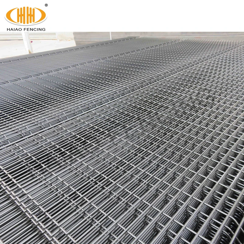Prix grillage rigide en 3d pour cloture poteaux et bavolet, rigid wire mesh price for fence