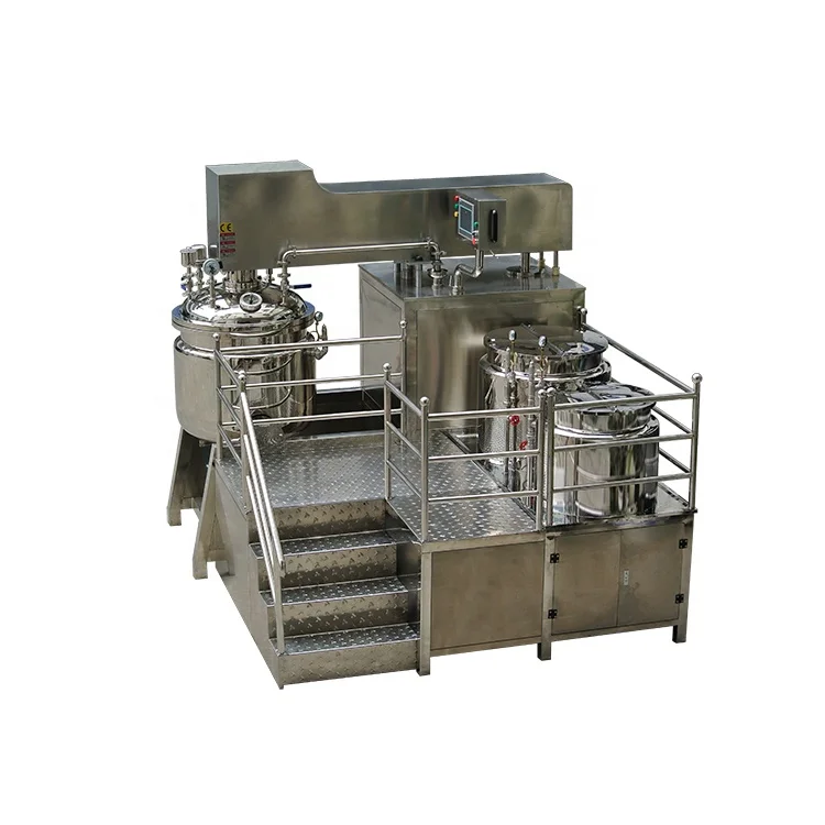 China supplier vacuum emulsifier mixing machine vacuum emulsifying making