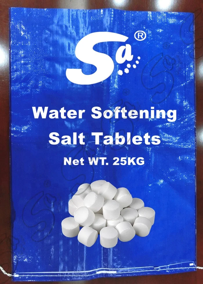 99% purity water softener salt for water treatment Industrial salt tablet   salt pallet for water softening OEM