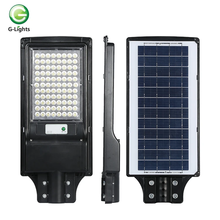 IP65 Outdoor Waterproof Garden Integrated Solar Panel 80w 120w All in One Solar Led Road Light
