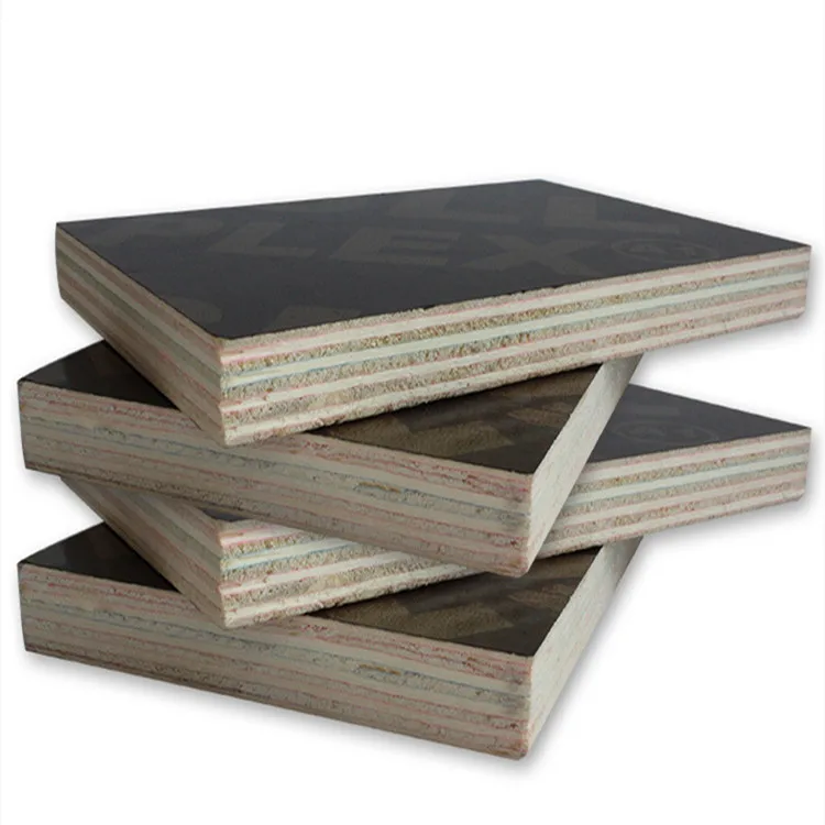 Linyi good quality with competitive price 12mm 15mm 18mm black brown red film face shuttering plywood supplier