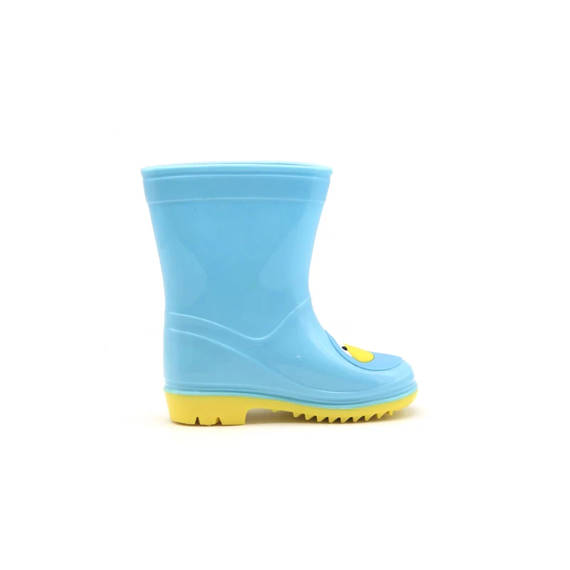 2022 Trendy children cute pattern waterproof jelly pvc rain boot for kids bota de chuva