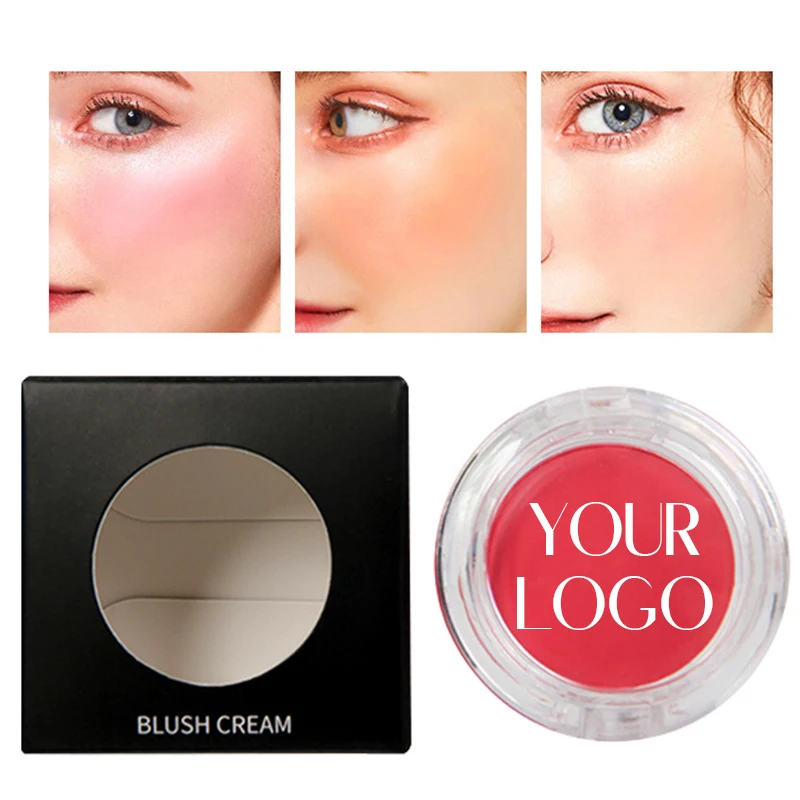 Face Make Up Vegan Maquillage Cheek Blush Glow And Lip Tint Makeup Long Lasting High Pigmented Private Label Cream Blush