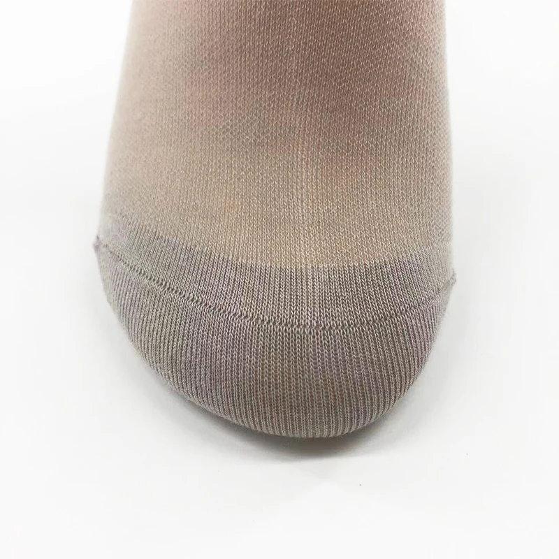 Ready-to-ship Girl Women Ultra Thin Mesh Summer Cotton Bear Embroidery Seamless Hand-linking Ankle Low Cut Socks