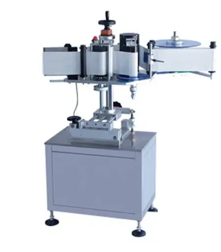 China Automatic Single Side Big Barrels Cartons Labeler Labeling Machine
