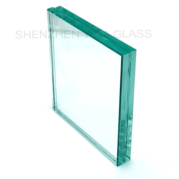 16mm unbreakable bulletproof glass laminated greenhouse large glass panel price for sales