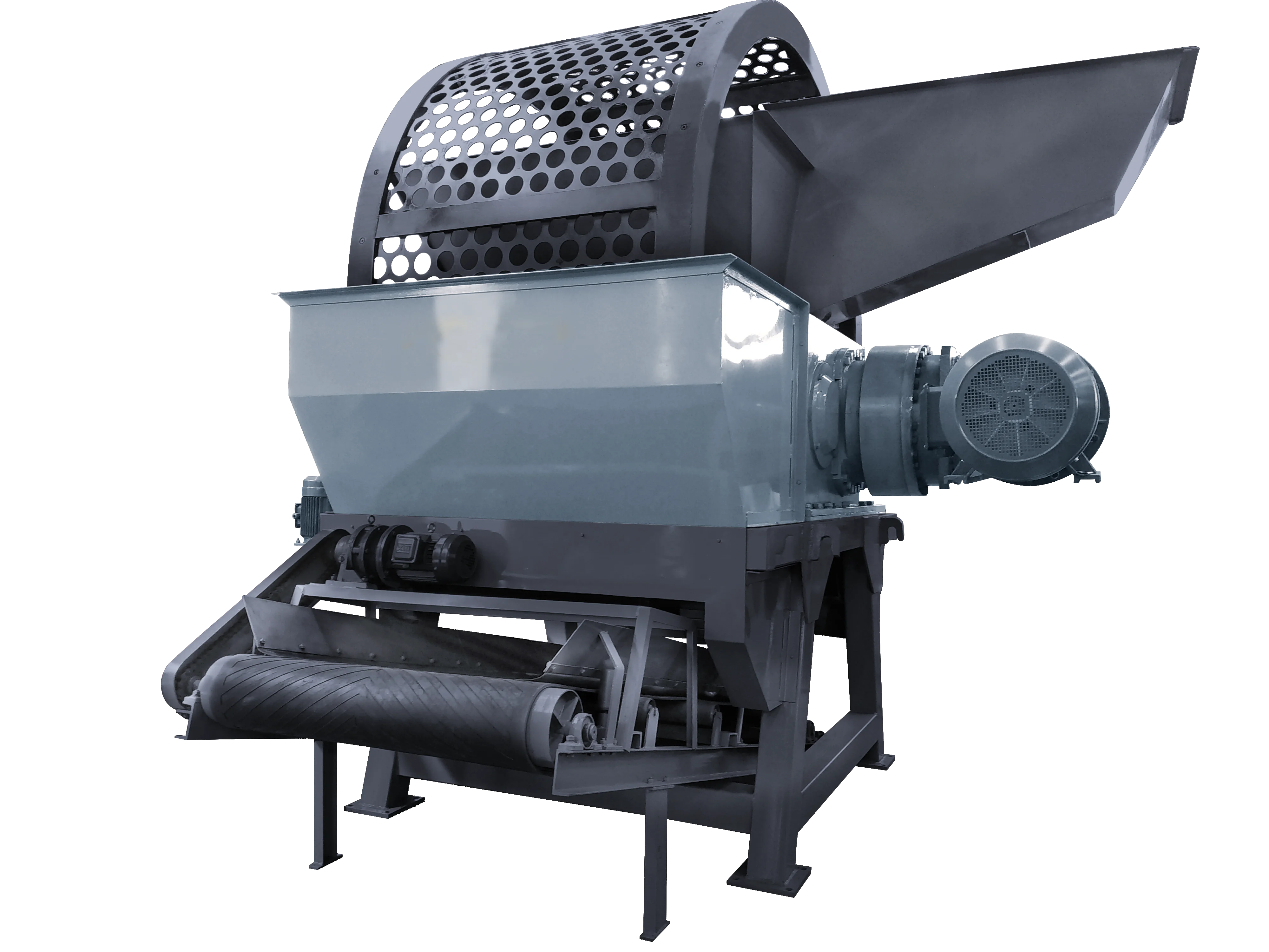 New upgraded products Automatic Tire Recycling Crumb Rubber Machine Tire shredder waste tyre shredder in Rubber recycling plant