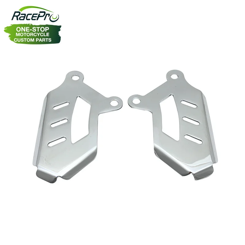 RACEPRO New Black Silver Motorcycle Front Brake Disc Rotors Covers Guard Protection Fit For BMW R18 R-18 R 18 2020 2021 2022