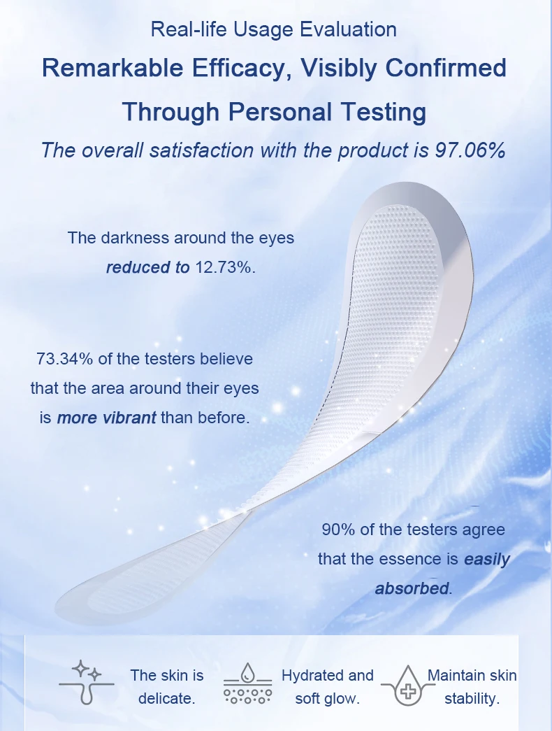 2024 hot selling Microneedle Eye Patches anti wrinkle eye bags remover OEM Micro needle Under Eye Patches