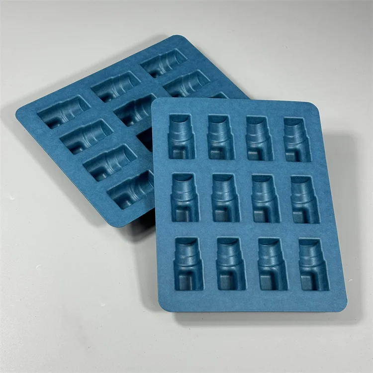BonitoPak Biodegradable Wet Press Molded Pulp Inserts Packaging Tray for Cosmetics