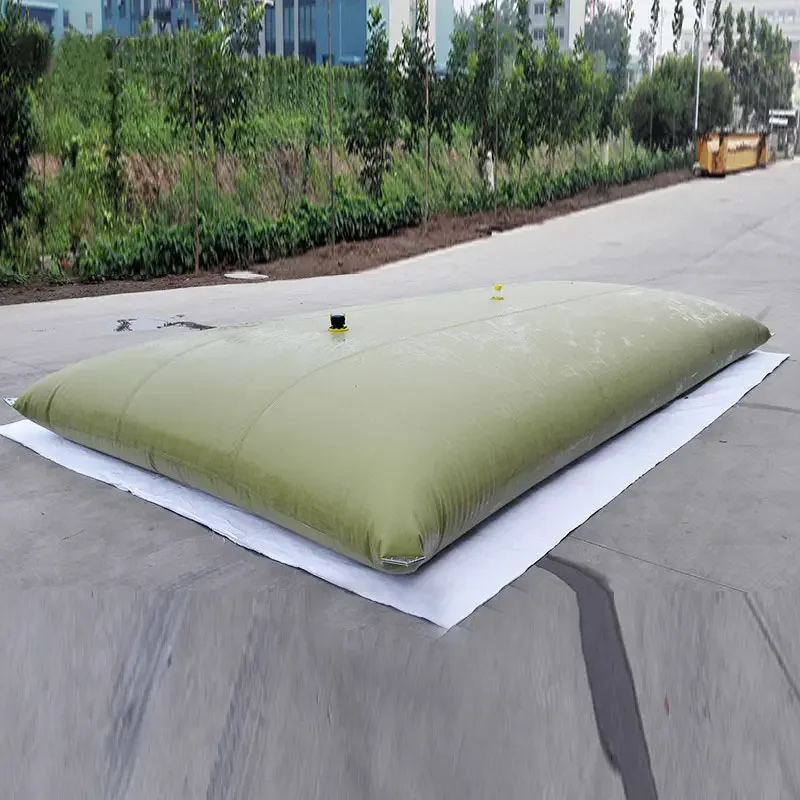 Flexible PVC Liquid Storage Bladder 1000L PVC Folding Water Storage Tank Pillow Shape Water Bladder Collapsible Bladder Tank