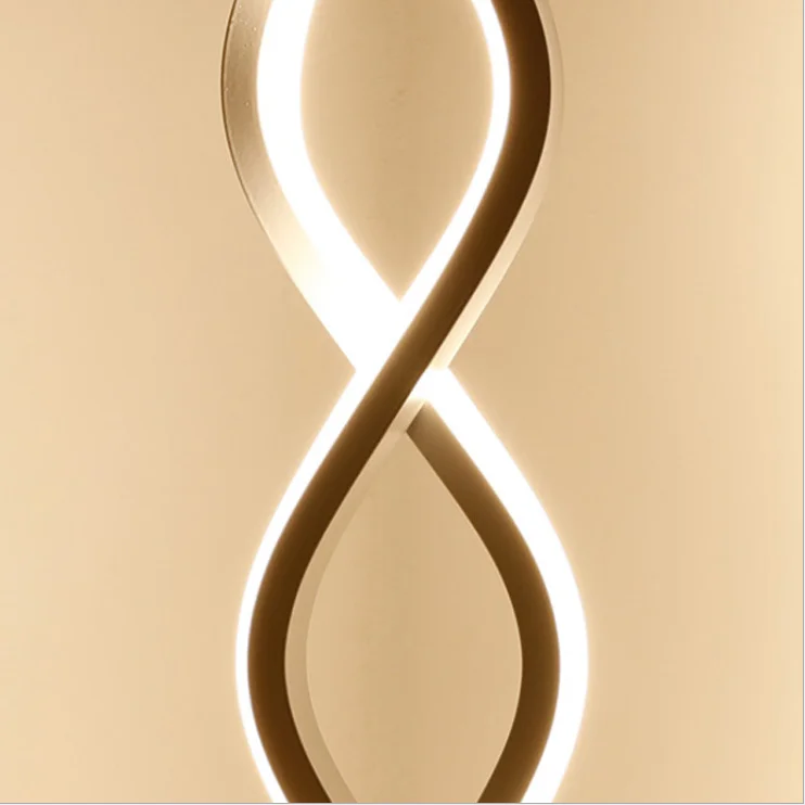 Creative Table Lamp White Cover Smart Modern Simple Bedroom Hotel Office LED Desk Decor Lights