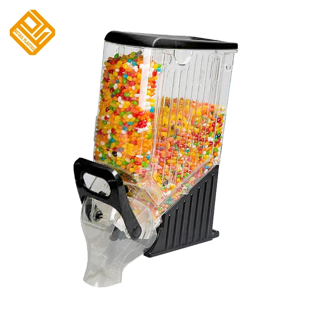 Candy Bins Gravity Dry Food Dispenser supermarket gravity box