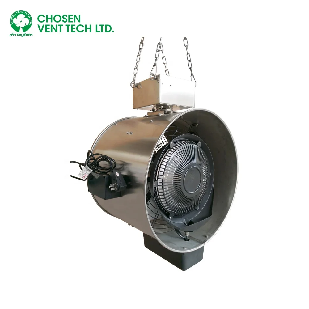 Summer flower house low down  temperature agricultural greenhouse spray fan