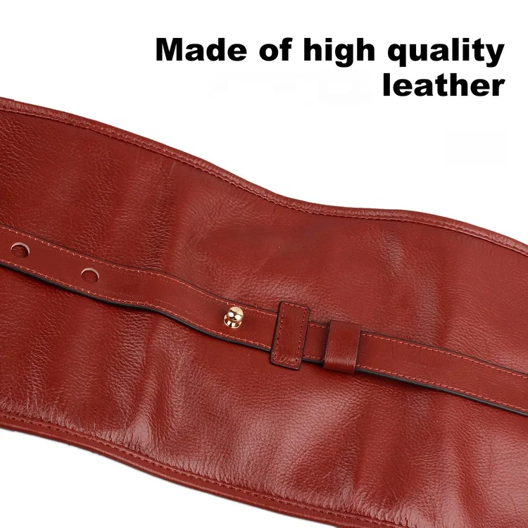 High Quality Handmade Leather Pipe Rolling Tobacco Pouch Bag Organize Case with Two Pipe Holder Pockets