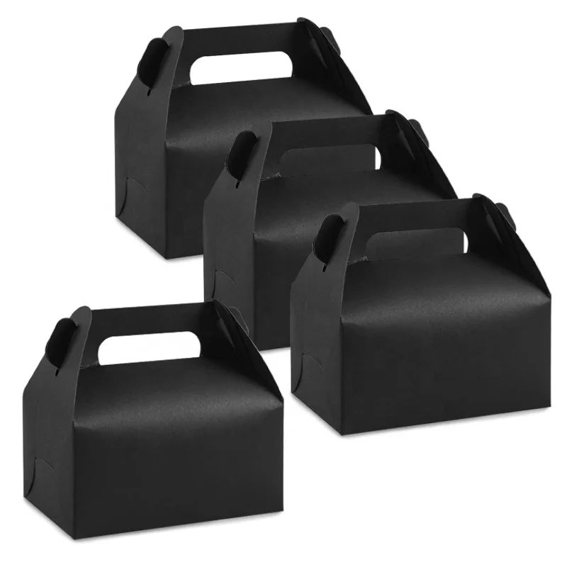 Candy Cake Gift Cardboard Present Packaging Box Food Snack Box Mooncake Box Rainbow Kraft Paper Birthday Party Wedding Accept