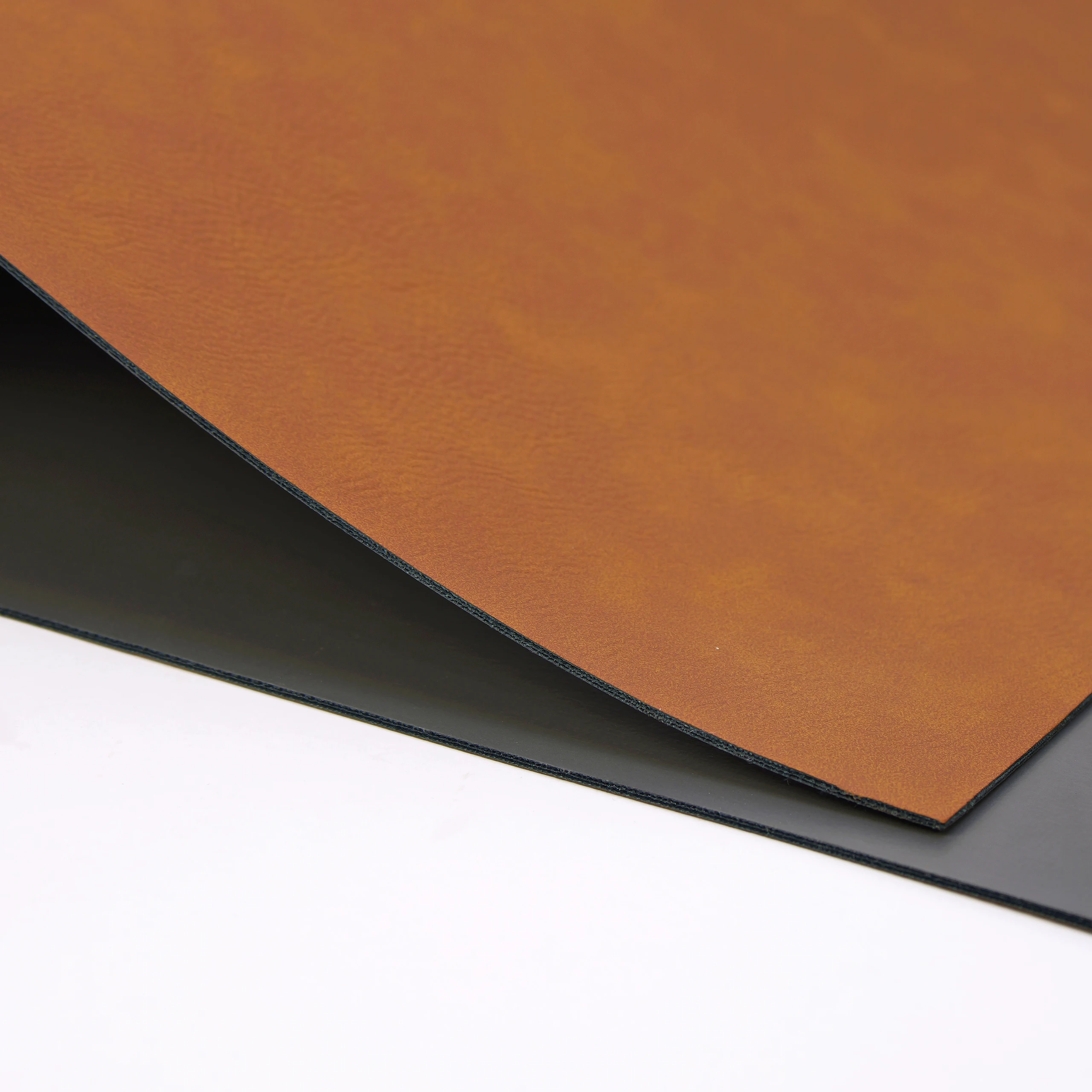 12x24 Inches Premium Leatherette Blank Brushed Bronze/Black Laserable Leatherette Sheets For Laser Engraving Without Adhesive