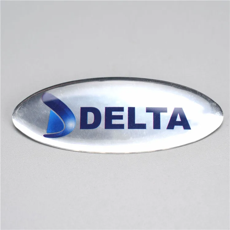 Adhesive Waterproof Clear 3D Uv Resistant Epoxy Doming Sticker