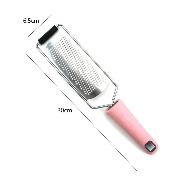 Handheld Professional Lemon Zester Cheese Grater With Etching Blade