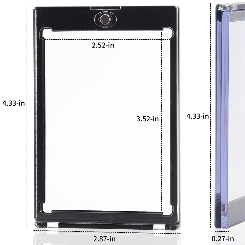 Sports Baseball Toploaders 35 Pt Hard Cards Sleeves Case 5 Ct Magnetic Card Holders For Trading Cards