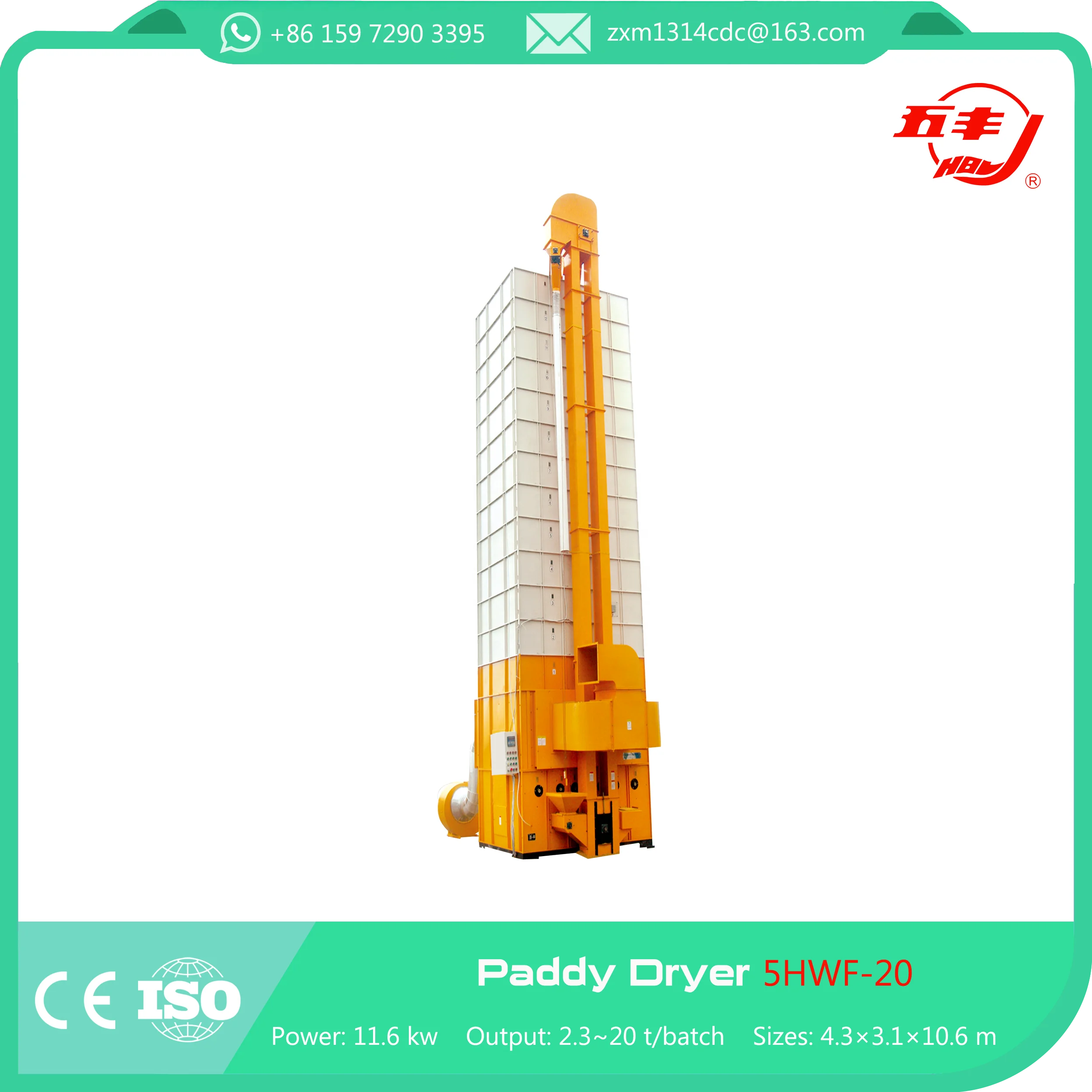 Low Temperature Circulating Rice Paddy Grain Corn Maize/paddy Dryer