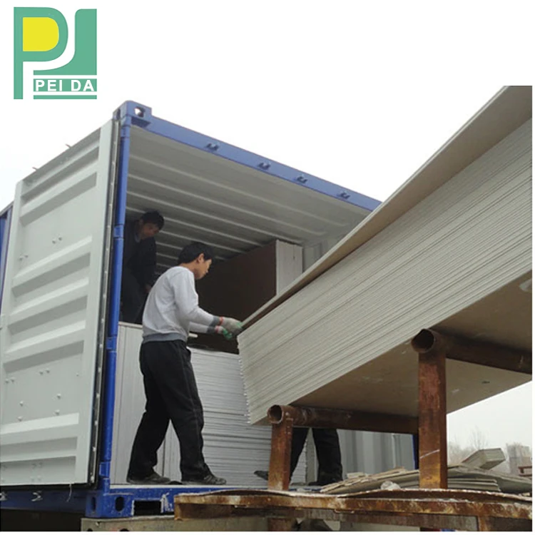 Fire Resistant Gypsum Board Standard Size Plasterboard Factory Price China Gypsum Board