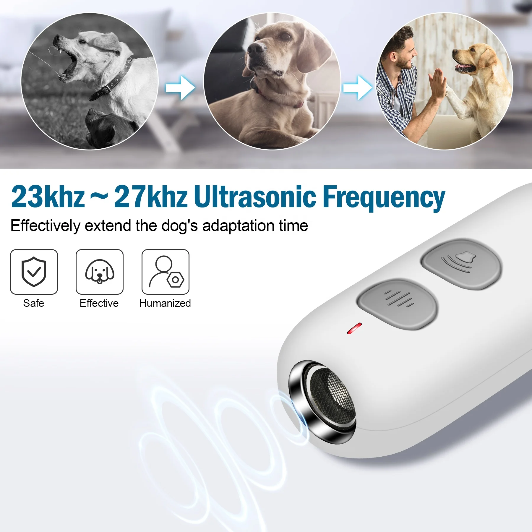 Patpet Pet Ultrasound Ultrasonic Cat And Dog High Quality Ultrasonic Cat Repeller