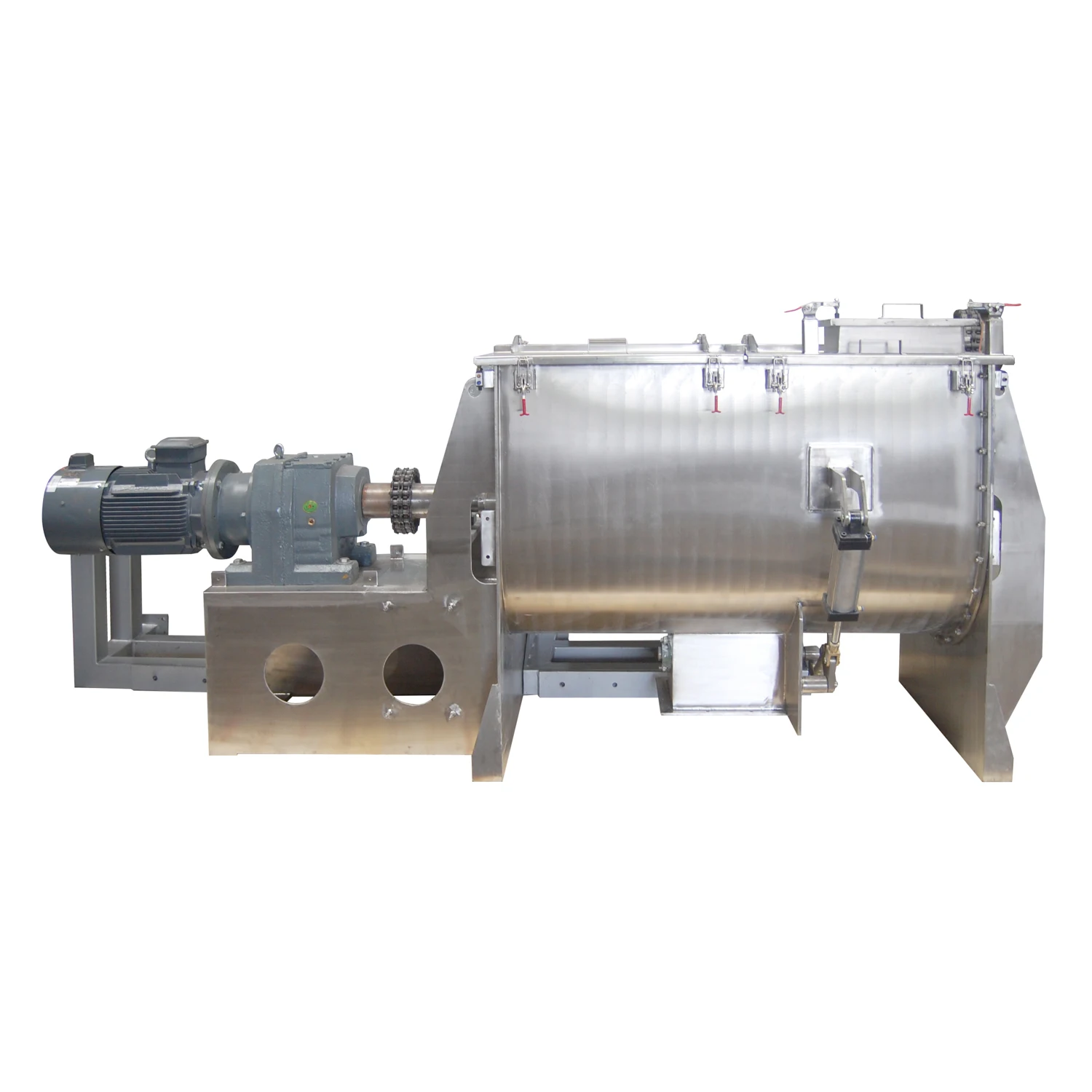 Industrial Grade Food Addivites Factory Blending Machine Customized With Low Price Horizontal Ribbon Mixer Machine