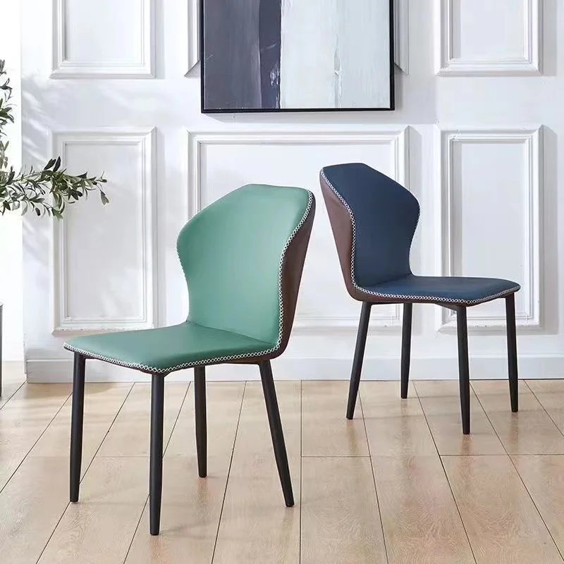 Low Price Wholesale Upholstered Leather Dining Dinner Chair Fashion Dining Chair Home Modern For Sale