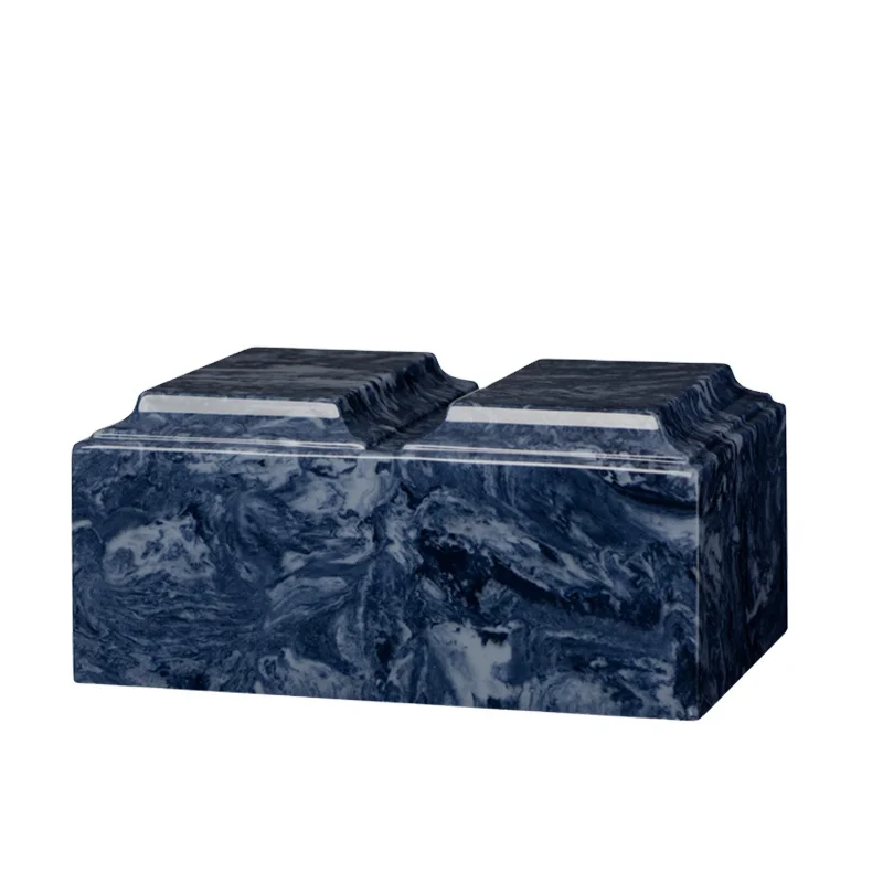 Resin adult cinerary caskets and coffins cremation funeral supplies urns for human ashes
