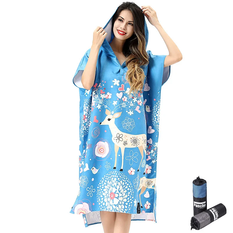 Девушки Белые Простые микро волокна ваш собственный Бойцовский клуб плюшевые с капюшоном пончо