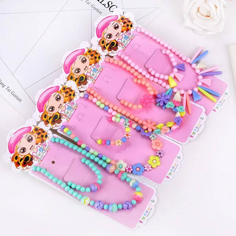 wholesale high quality new style gifts accessories baby girl fashion necklace bracelet set
