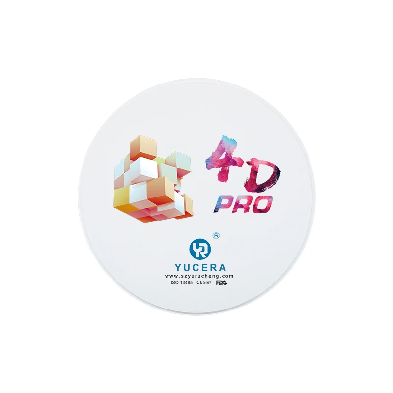 Yucera 4D Pro Zirconia Ceramic Block - Ideal for Dental Crowns and Bridges