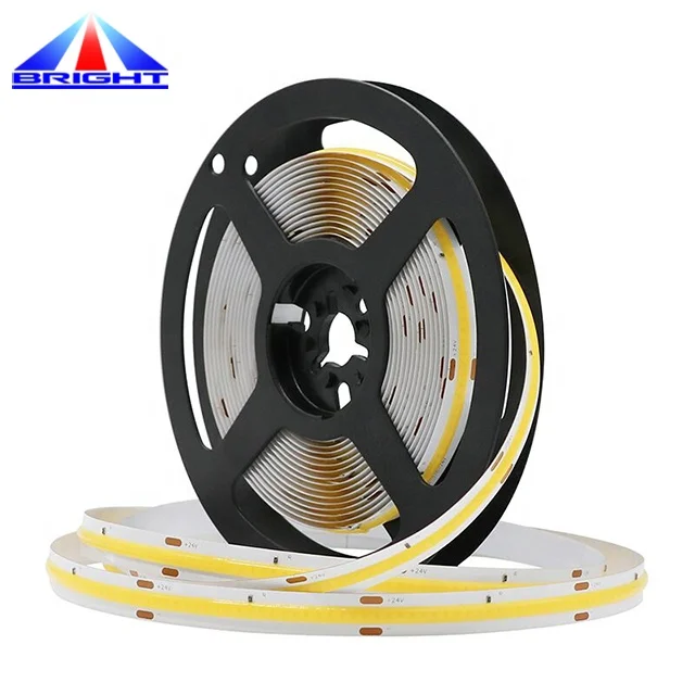 Гибкая светодиодная лента с монолитным блоком светодиодов CRI90 420 ФОБ Светодиодная 24 В постоянного тока ультраузкая 5 мм