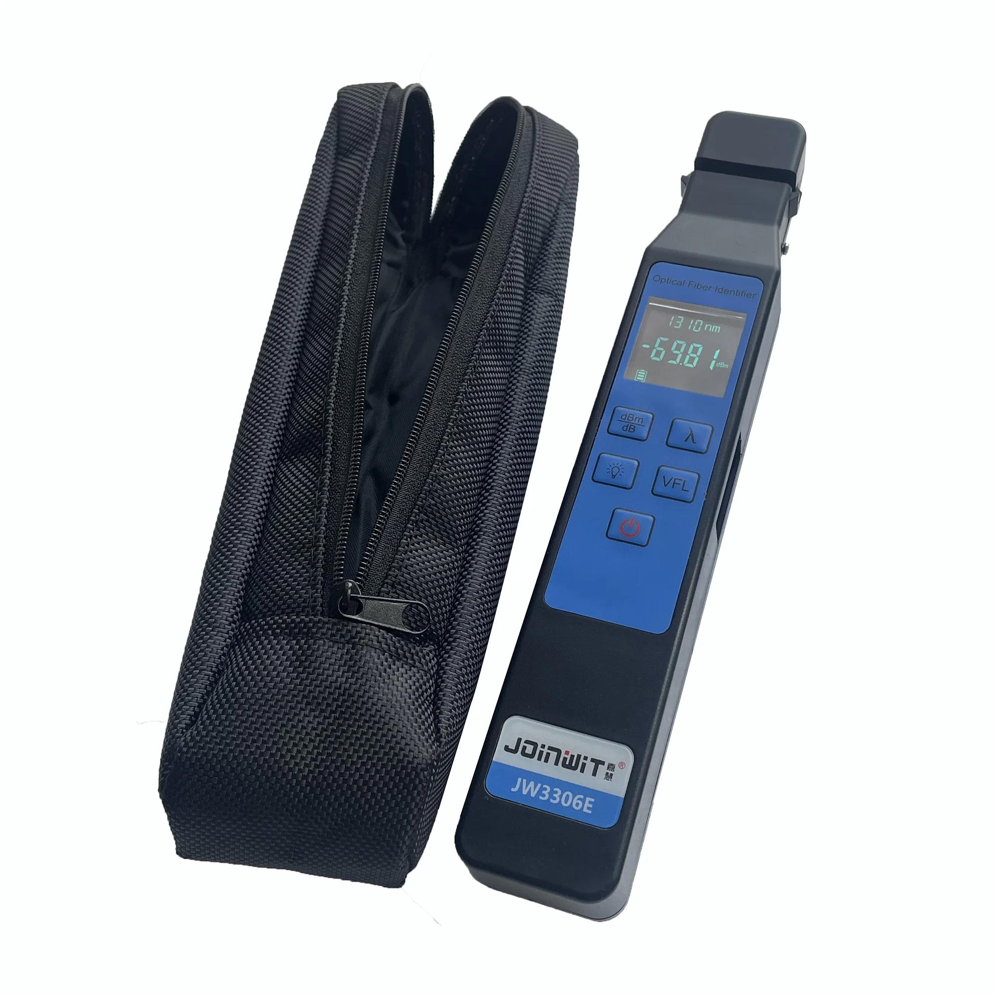 Live Active Fiber Optic Trafic Signal Detector Identifier OFI & VFL 10mW and Optical Power Meter Suitable for 0.25/0.9/2.0/3.0mm