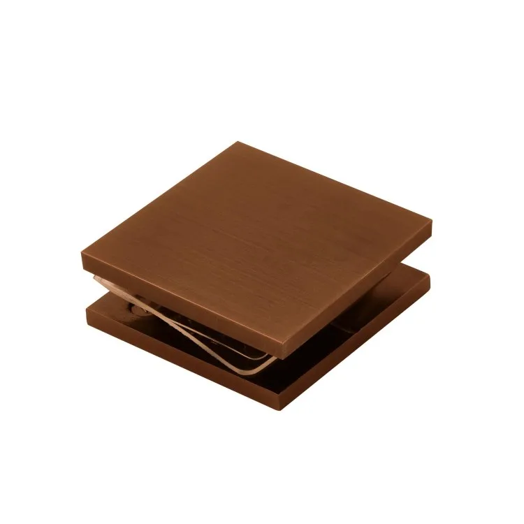 Glass Clip 0 degree Bulk sale of brass fixing clip accessories glass fixing plate wall-mounted U-clamp fixed panel u clamp