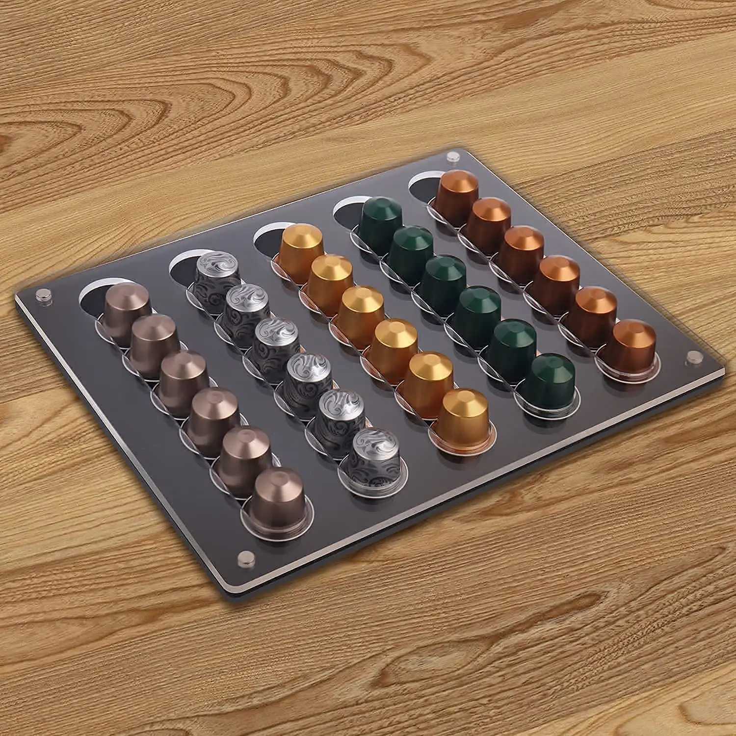 coffee capsule holder Storage Box Wall Mount Refrigerator  Cupboard Storage Rack for Coffee Capsules