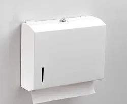 Satin Matte black Luxury Toilet Washroom wall mounted stainless steel bulk commercial paper towel dispensers with large capacity