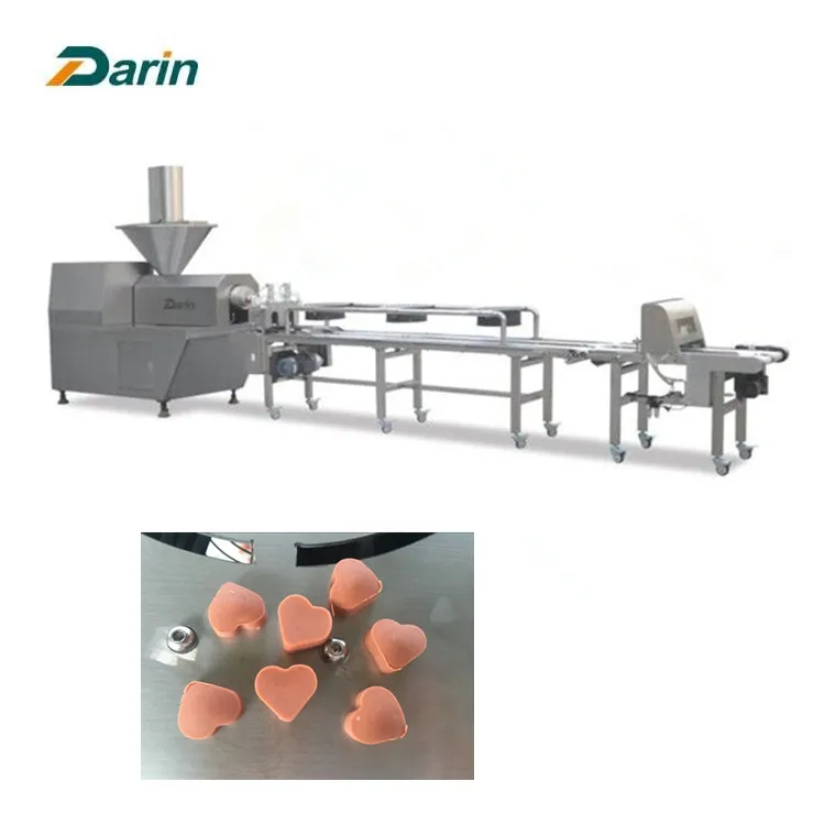 Wholesale Full Automatic Processing Dog Feed Machine Dog food with chicken meat high protein contained making machine