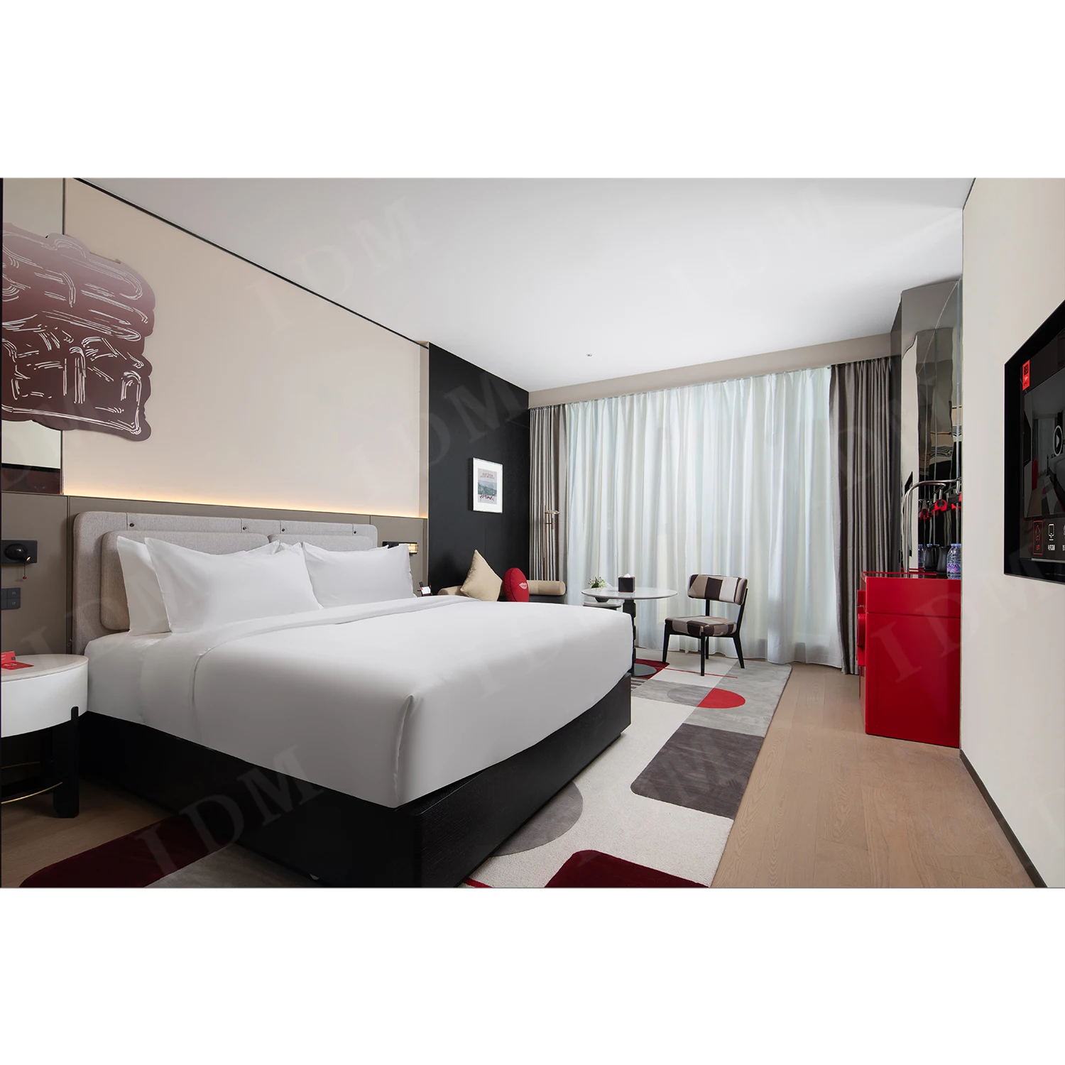 Foshan Hotel Furniture Supplier Hyundai Supports Customized Bedroom Furniture