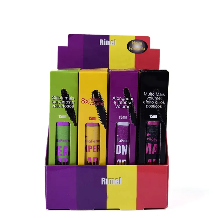 Best price black private label natural four color waterproof mascara professional lash deep black mascara