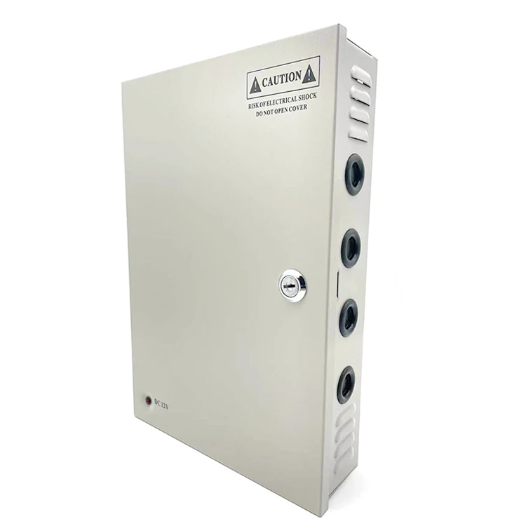 switching power supply cctv camera power 12v 10a 9ch with ac plug