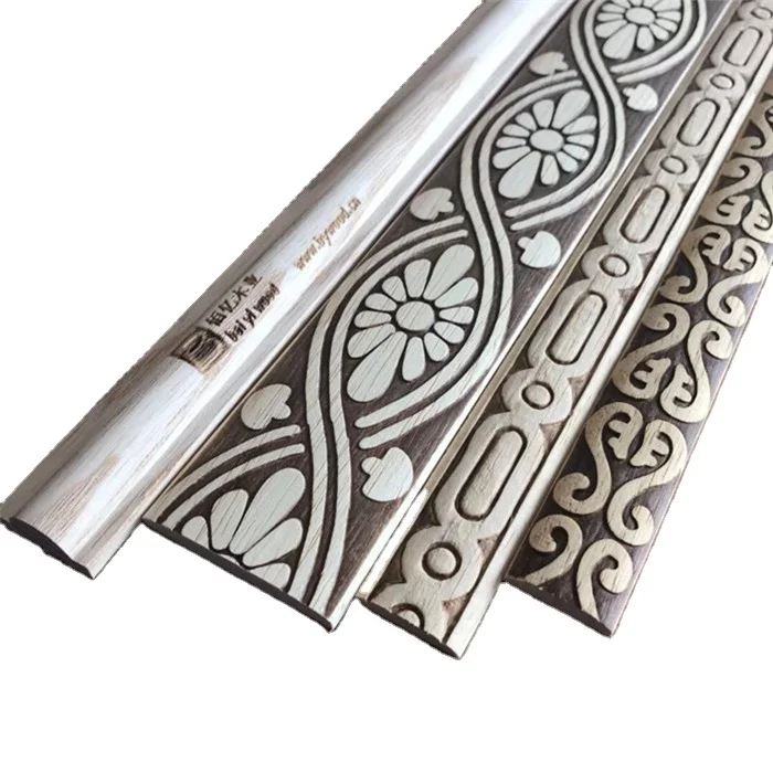 Embossed Moulding Printed Wood Beedings Hot Press