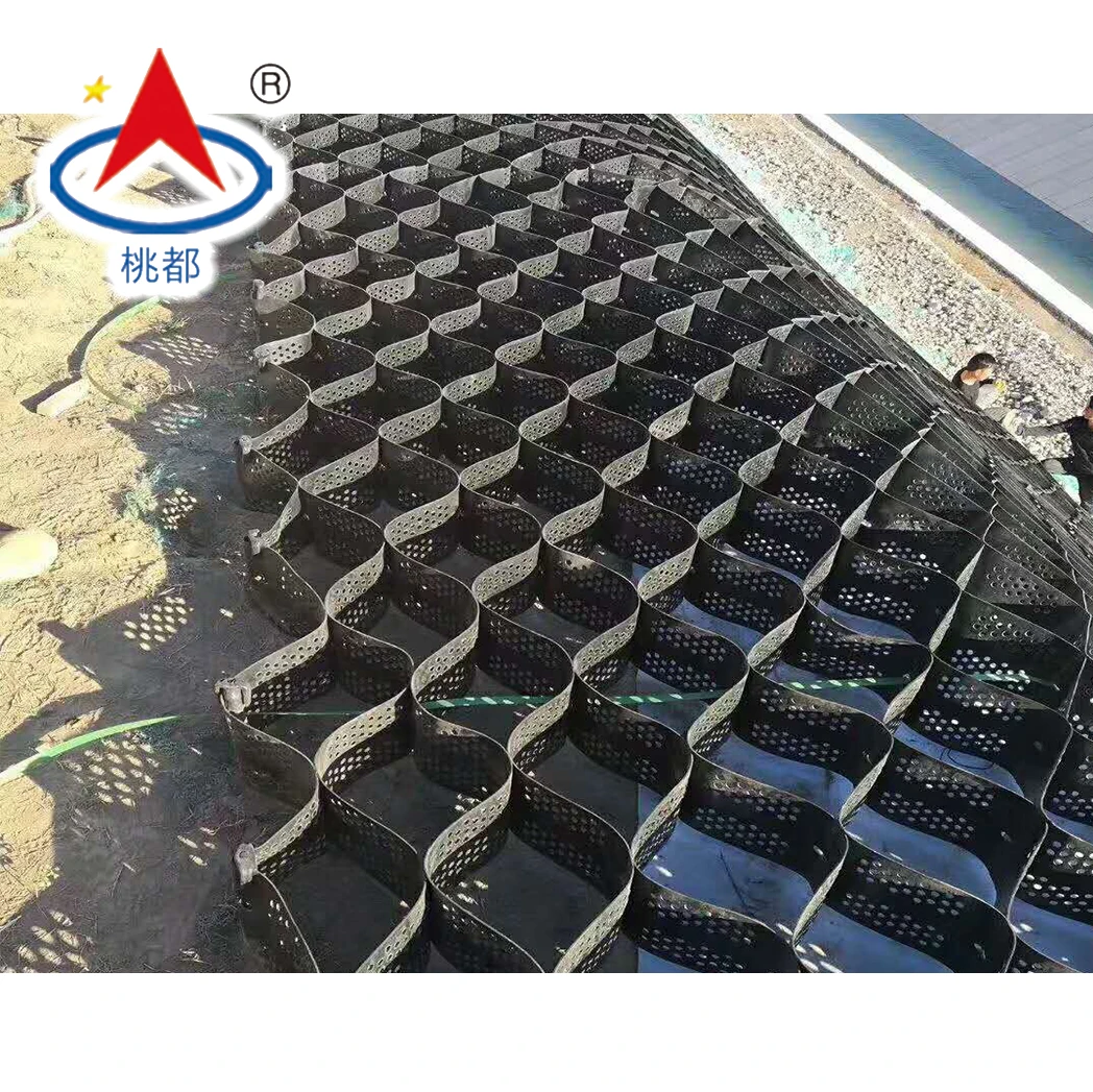 Gravel Honeycomb Driveway Gravel Stabilizer Grid HDPE Geocell Factory