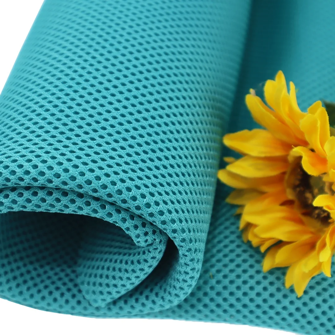 OEM accept quick-drying fabric 3d spacer mesh fabric sandwich for shoes garment